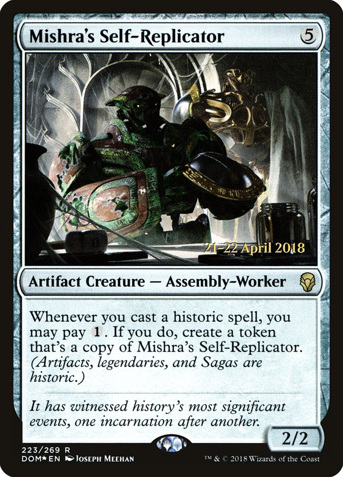 Mishra's Self-Replicator [Dominaria Prerelease Promos] | Gamers Paradise