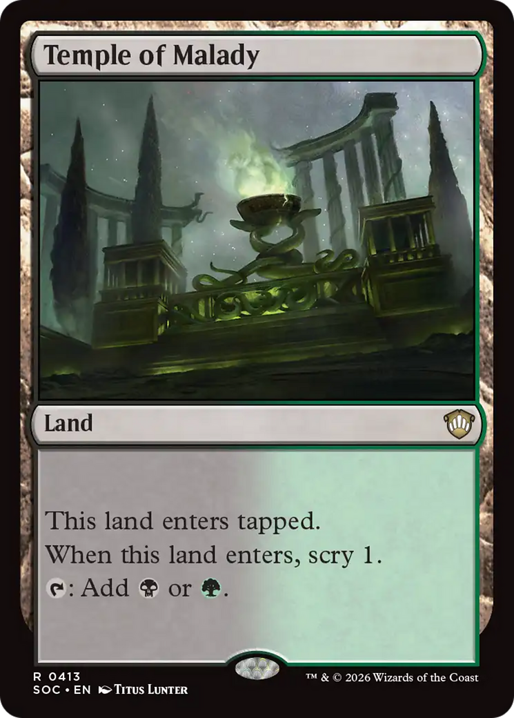 Temple of Malady [Secrets of Strixhaven Commander] | Gamers Paradise