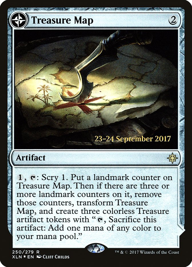 Treasure Map // Treasure Cove [Ixalan Prerelease Promos] | Gamers Paradise