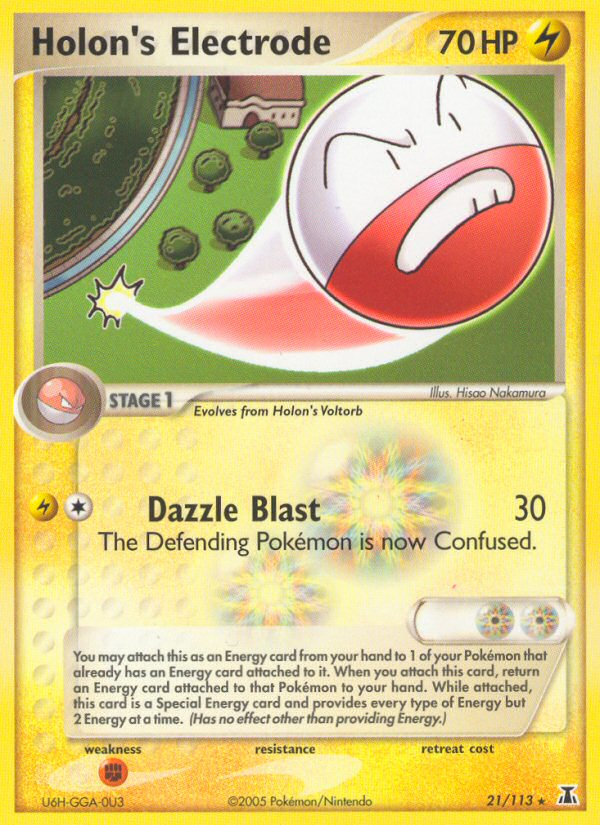 Holon's Electrode (21/113) [EX: Delta Species] | Gamers Paradise