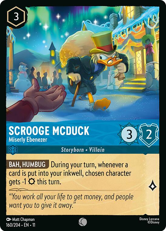 Scrooge McDuck - Miserly Ebenezer (160/204) [Winterspell] | Gamers Paradise
