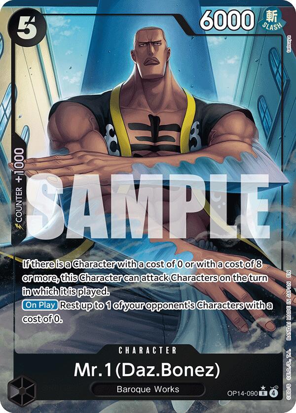 Mr.1 (Daz.Bonez) (Alternate Art) [The Azure Sea's Seven] | Gamers Paradise