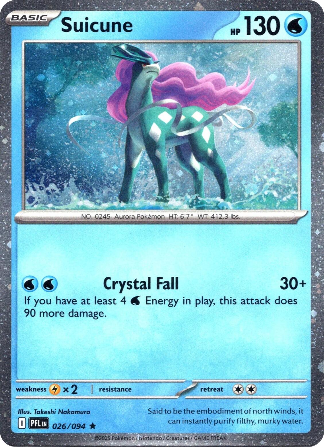 Suicune (026/094) (Cosmos Holo) [Miscellaneous Cards] | Gamers Paradise