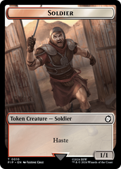 Treasure (0018) // Soldier (0010) Double-Sided Token [Fallout Tokens] | Gamers Paradise