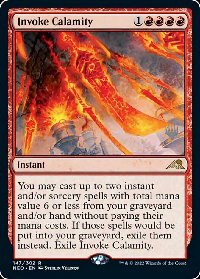 Invoke Calamity (Promo Pack) [Kamigawa: Neon Dynasty Promos] | Gamers Paradise