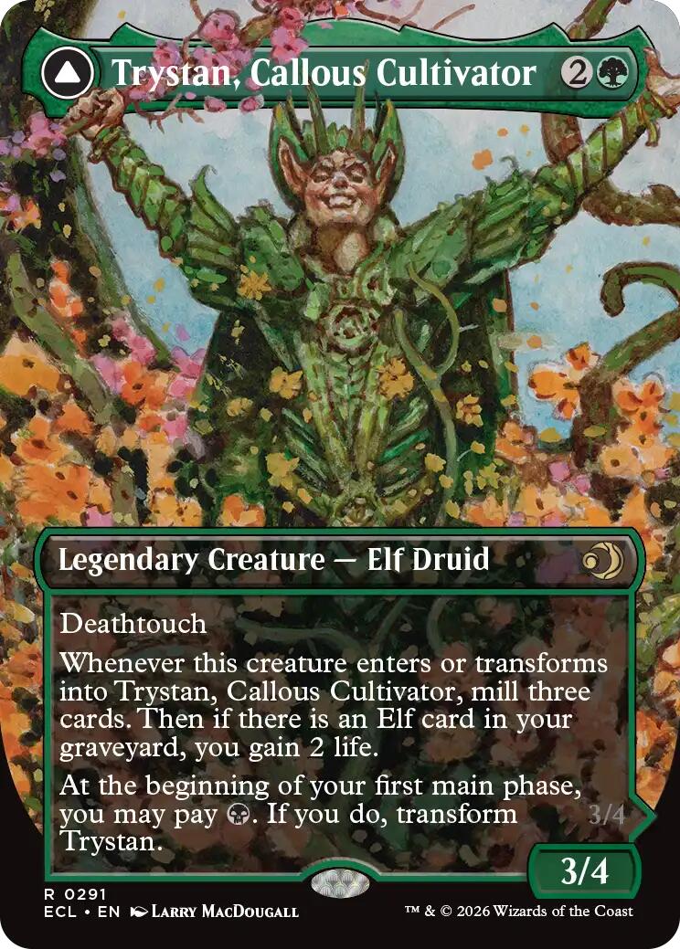 Trystan, Callous Cultivator (Borderless) [Lorwyn Eclipsed] | Gamers Paradise