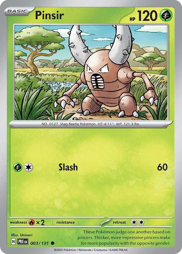 Pinsir (003/131) [Scarlet & Violet: Prismatic Evolutions] | Gamers Paradise