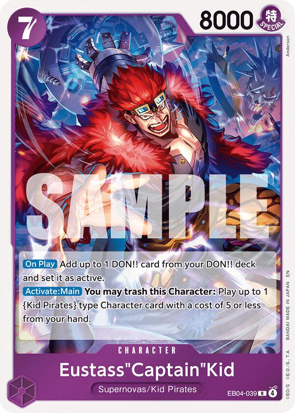 Eustass"Captain"Kid (EB04-039) [The Azure Sea's Seven] | Gamers Paradise