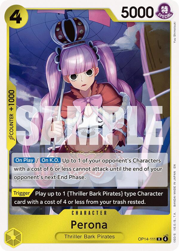 Perona (OP14-111) [The Azure Sea's Seven] | Gamers Paradise