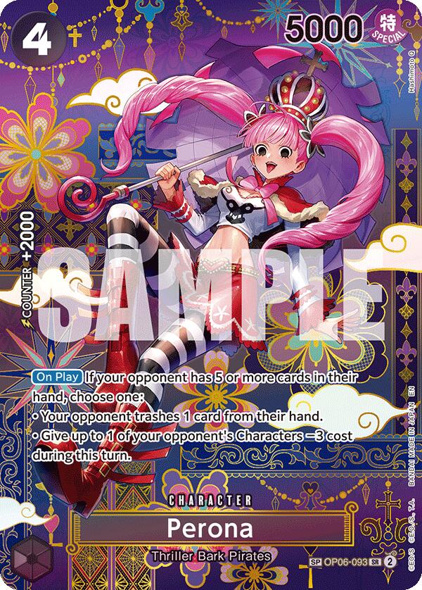 Perona (OP06-093) (SP) [The Azure Sea's Seven] | Gamers Paradise