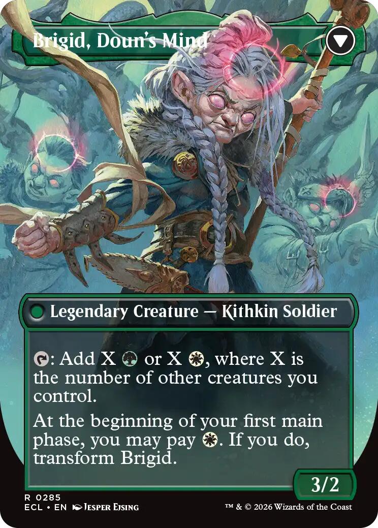 Brigid, Clachan's Heart (Borderless) [Lorwyn Eclipsed] | Gamers Paradise