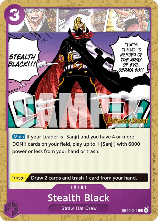 Stealth Black [The Azure Sea's Seven Release Event Cards] | Gamers Paradise