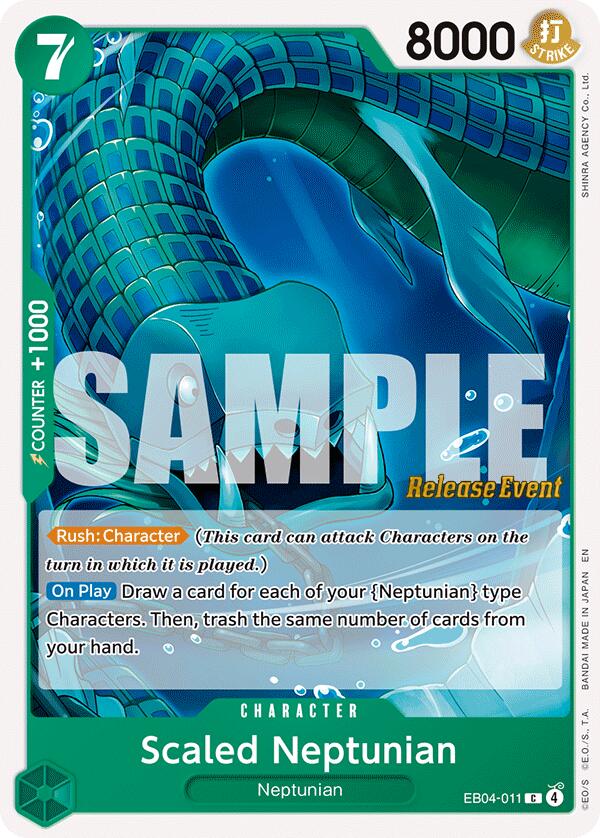 Scaled Neptunian [The Azure Sea's Seven Release Event Cards] | Gamers Paradise