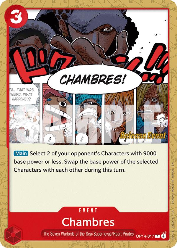 Chambres [The Azure Sea's Seven Release Event Cards] | Gamers Paradise
