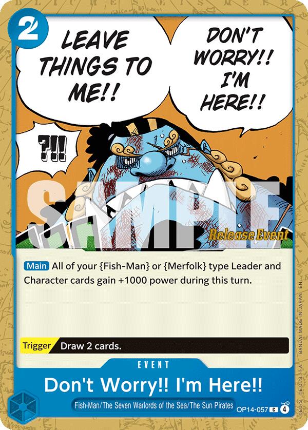 Don't Worry!! I'm Here!! [The Azure Sea's Seven Release Event Cards] | Gamers Paradise