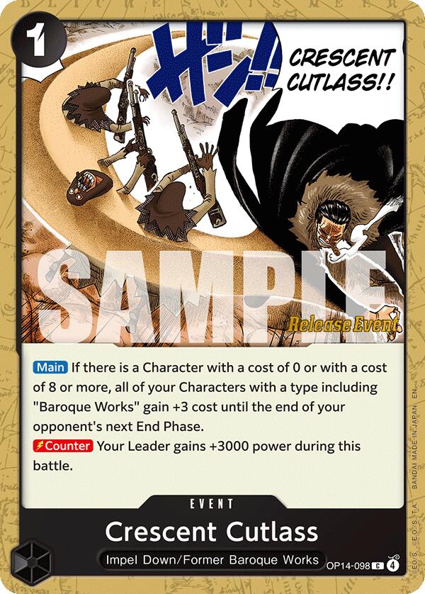 Crescent Cutlass [The Azure Sea's Seven Release Event Cards] | Gamers Paradise