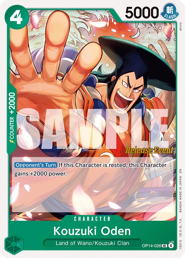 Kouzuki Oden [The Azure Sea's Seven Release Event Cards] | Gamers Paradise