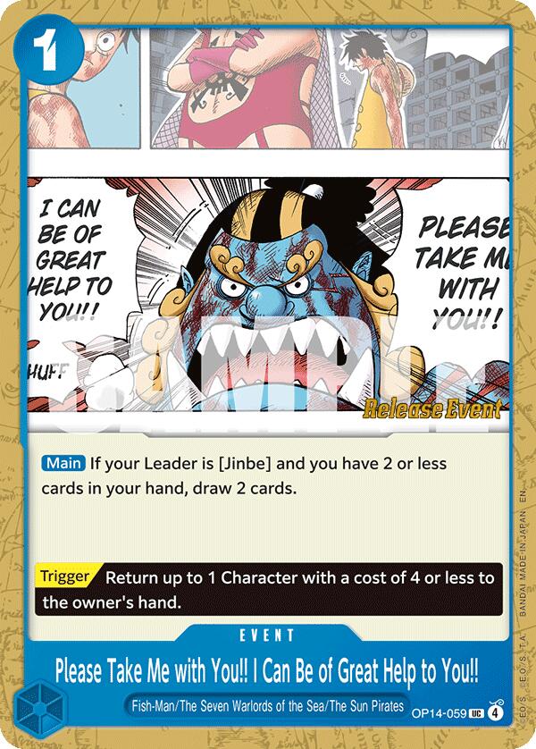 Please Take Me with You!! I Can Be of Great Help to You!! [The Azure Sea's Seven Release Event Cards] | Gamers Paradise
