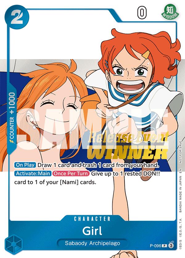 Girl (OP14 Release Event Winner) [One Piece Promotion Cards] | Gamers Paradise