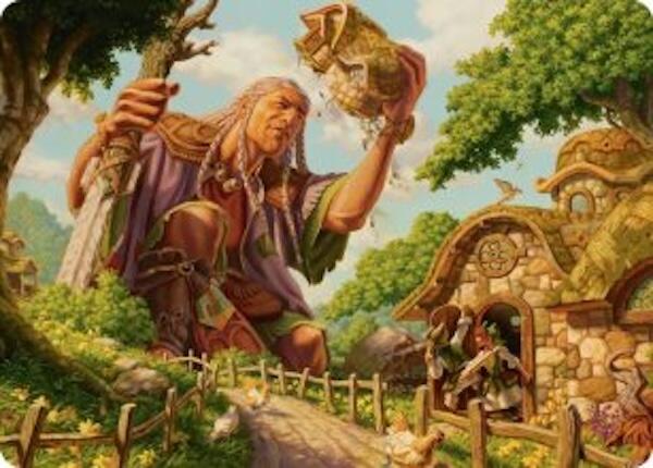 Curious Colossus Art Card [Lorwyn Eclipsed Art Series] | Gamers Paradise