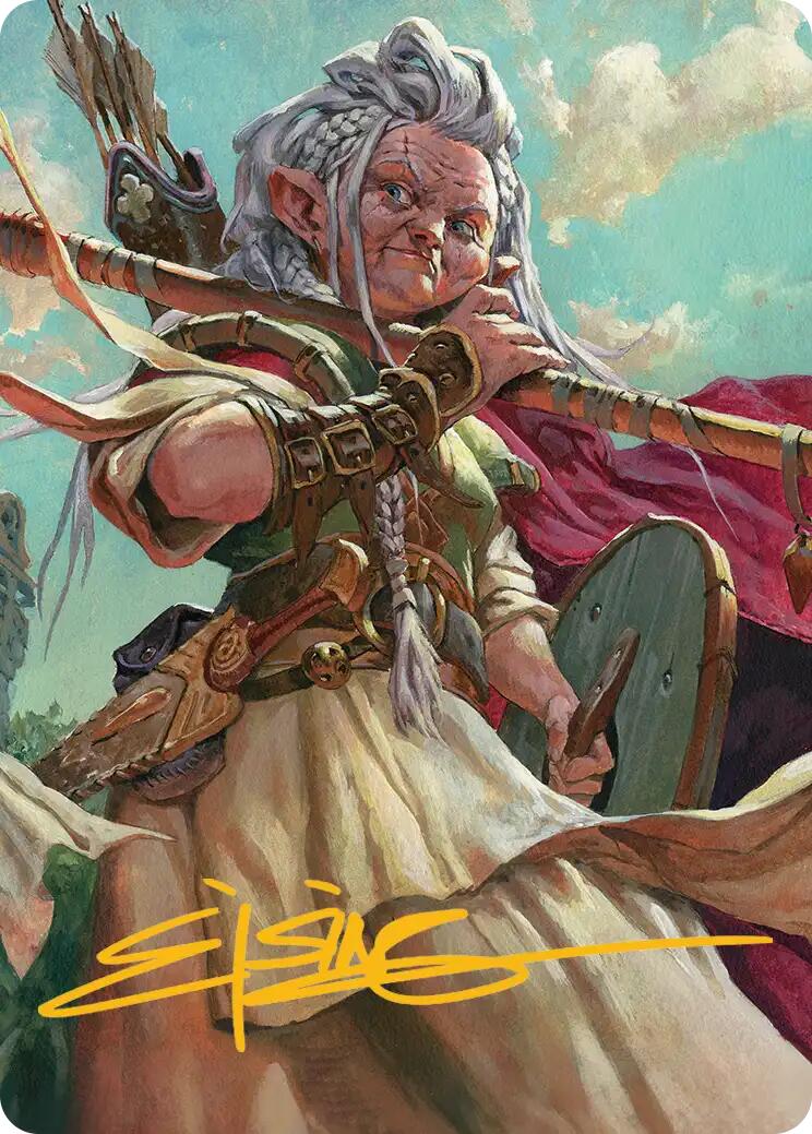 Brigid, Clachan's Heart Art Card (Gold-Stamped Signature) [Lorwyn Eclipsed Art Series] | Gamers Paradise