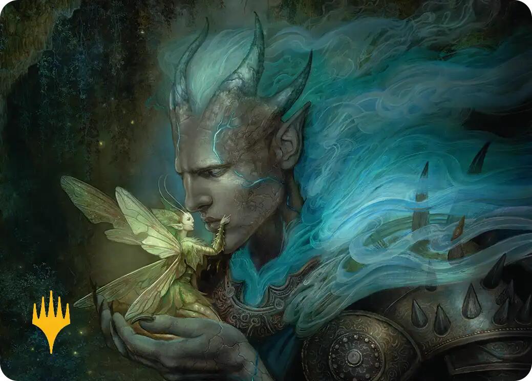 Run Away Together Art Card (Gold-Stamped Planeswalker Symbol) [Lorwyn Eclipsed Art Series] | Gamers Paradise