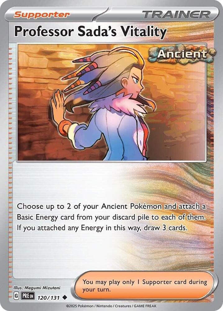 Professor Sada's Vitality (120/131) [Scarlet & Violet: Prismatic Evolutions] | Gamers Paradise