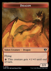 Soldier // Dragon (0020) Double-Sided Token [Commander Masters Tokens] | Gamers Paradise