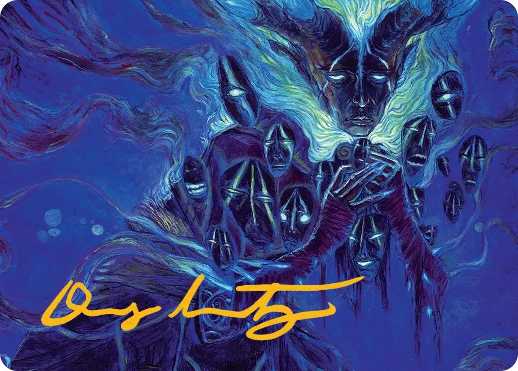 Thirst for Identity Art Card (Gold-Stamped Signature) [Lorwyn Eclipsed Art Series] | Gamers Paradise