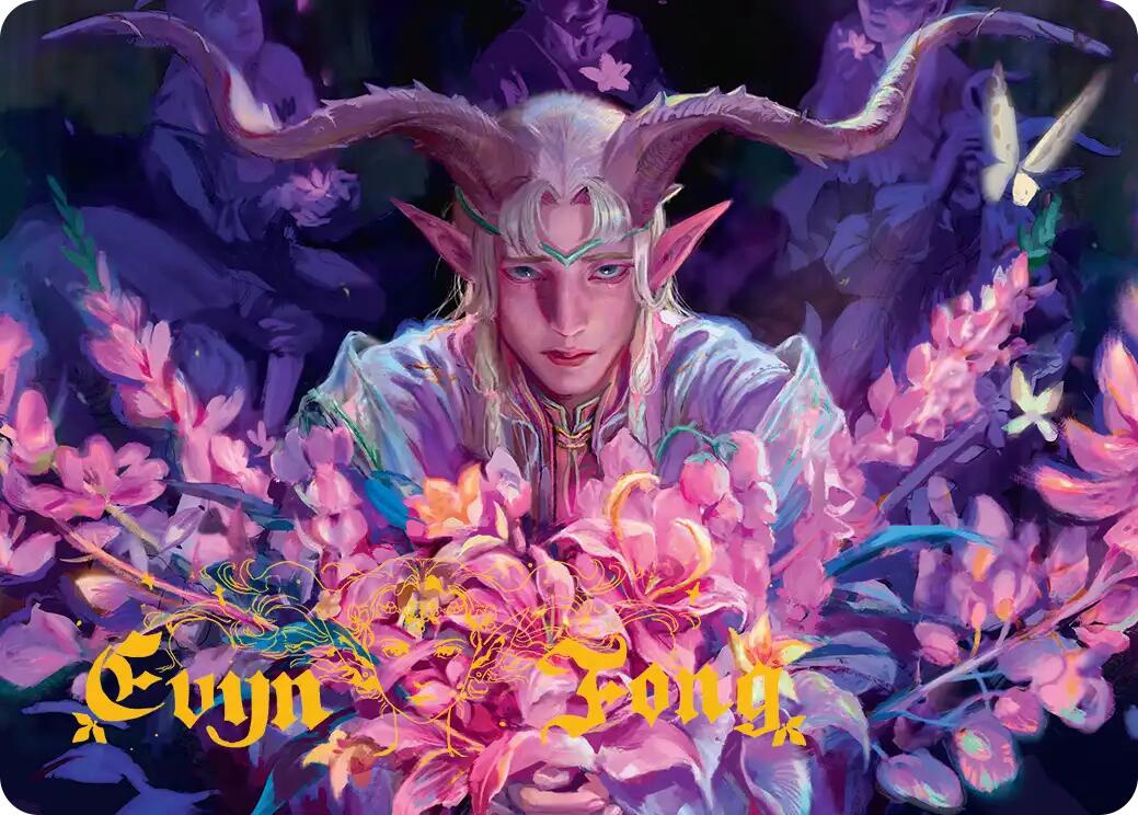 Dawnhand Eulogist Art Card (Gold-Stamped Signature) [Lorwyn Eclipsed Art Series] | Gamers Paradise