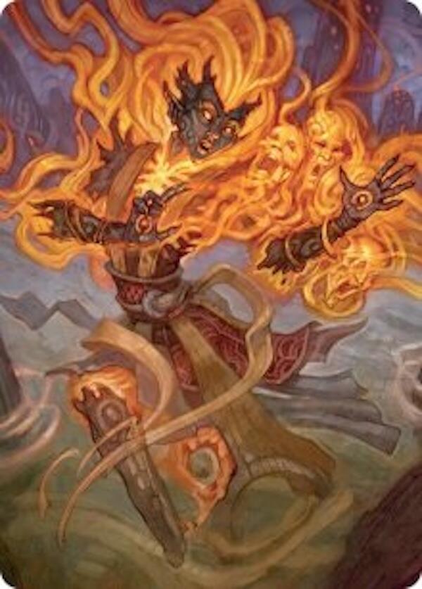 Ashling, Rekindled Art Card (33/54) [Lorwyn Eclipsed Art Series] | Gamers Paradise