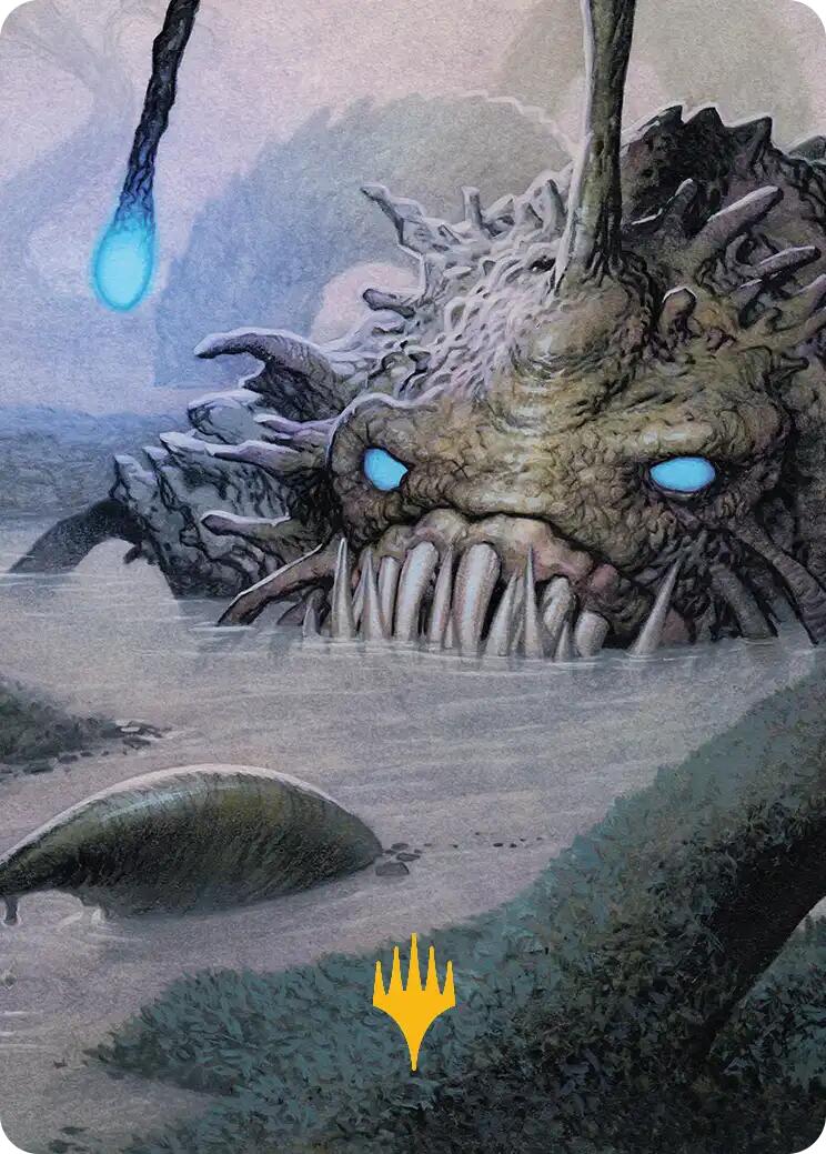 Deceit Art Card (Gold-Stamped Planeswalker Symbol) [Lorwyn Eclipsed Art Series] | Gamers Paradise