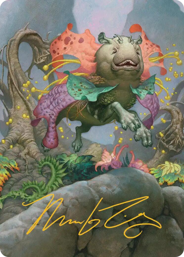 Vibrance Art Card (Gold-Stamped Signature) [Lorwyn Eclipsed Art Series] | Gamers Paradise