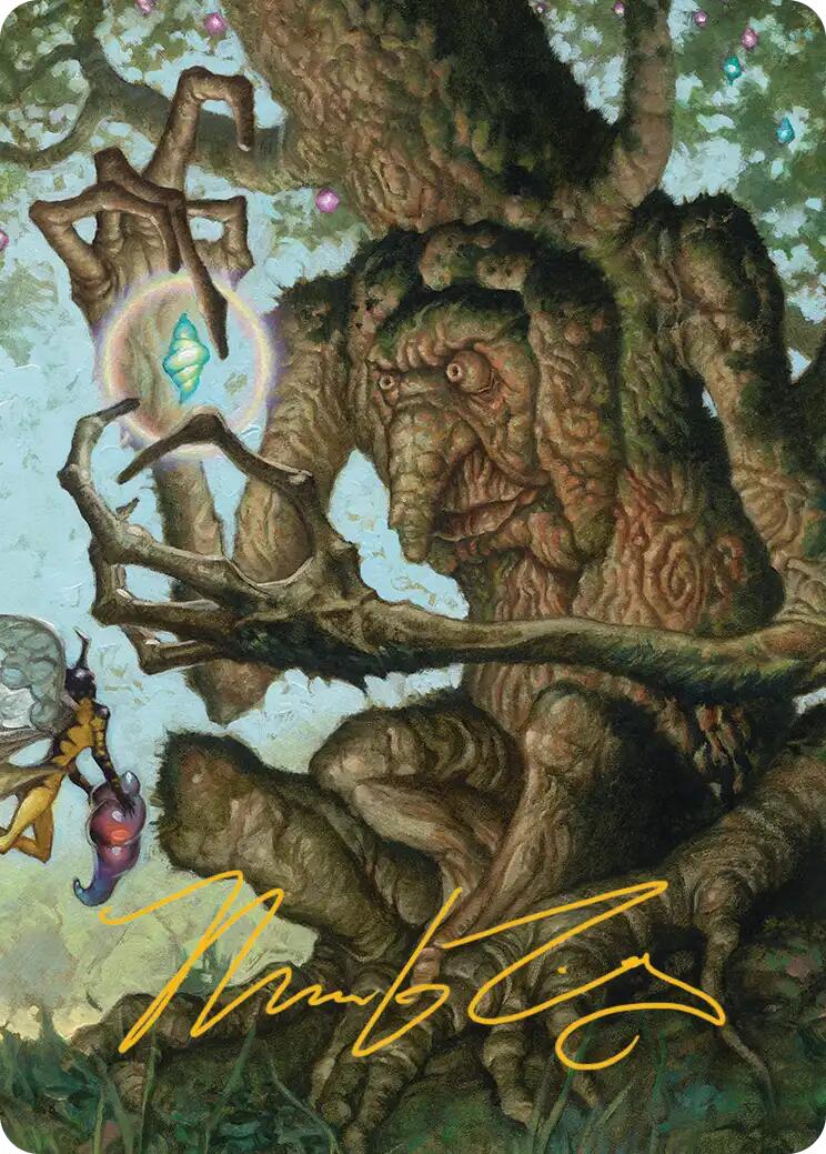 Faeburrow Elder Art Card (Gold-Stamped Signature) [Lorwyn Eclipsed Art Series] | Gamers Paradise