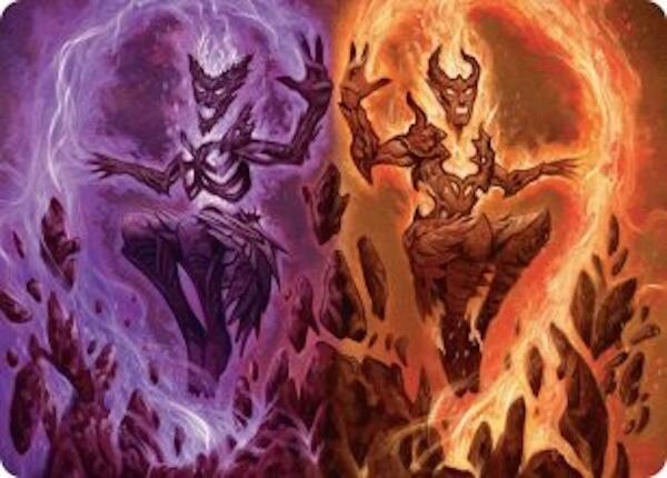 Fire Covenant Art Card [Lorwyn Eclipsed Art Series] | Gamers Paradise