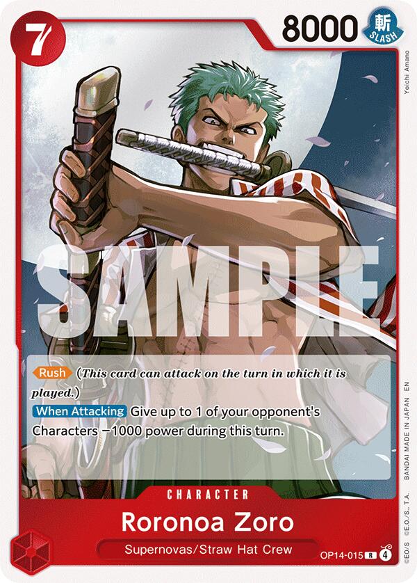 Roronoa Zoro (OP14-015) [The Azure Sea's Seven] | Gamers Paradise