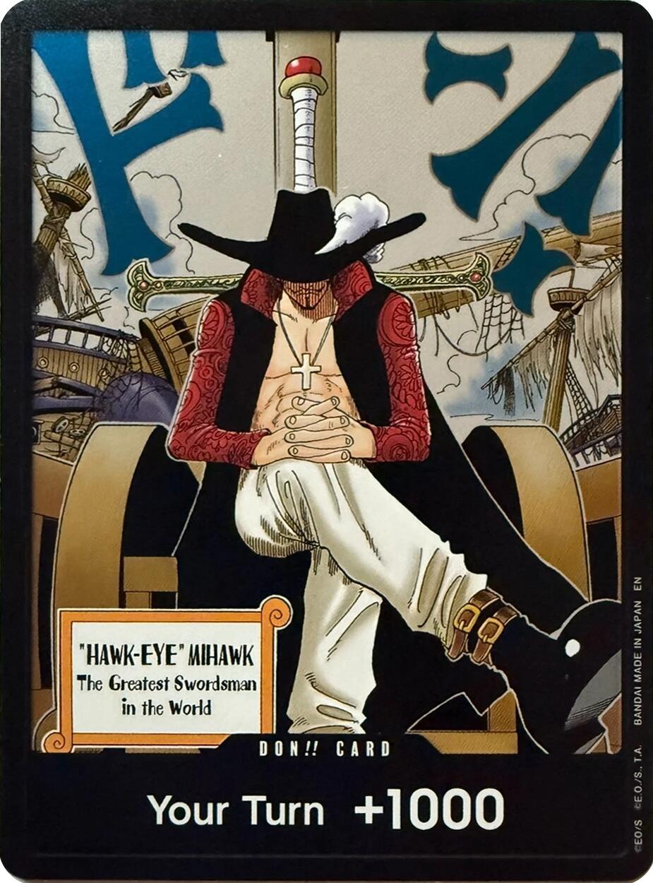 DON!! Card (Dracule Mihawk) [The Azure Sea's Seven] | Gamers Paradise
