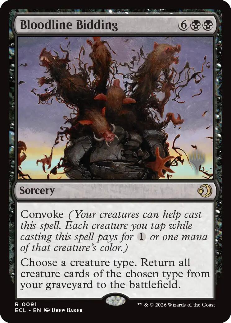 Bloodline Bidding [Lorwyn Eclipsed Promos] | Gamers Paradise