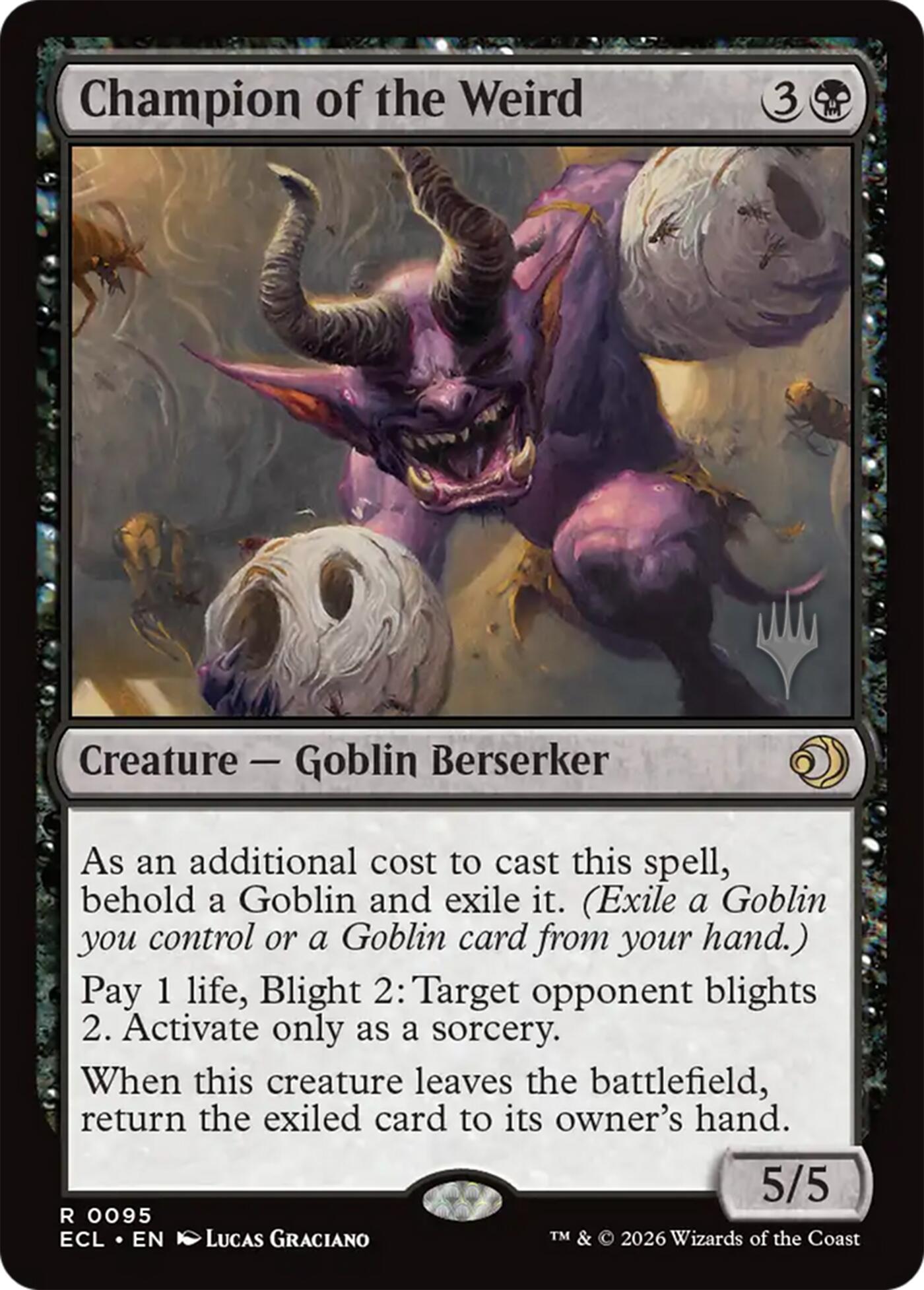 Champion of the Weird [Lorwyn Eclipsed Promos] | Gamers Paradise
