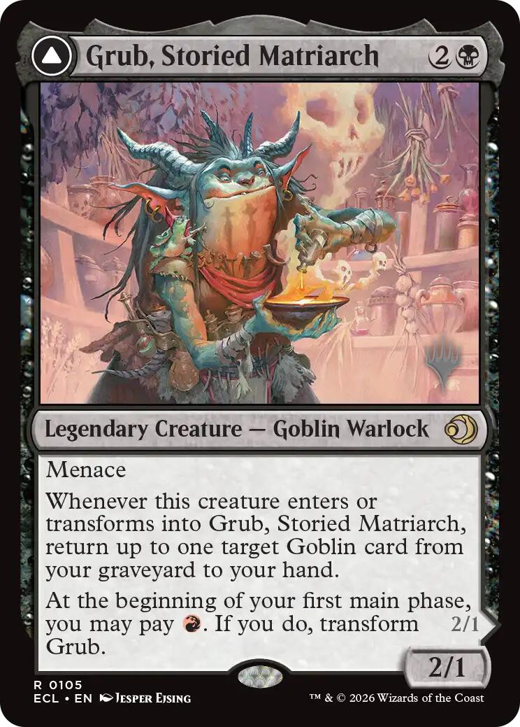 Grub, Storied Matriarch [Lorwyn Eclipsed Promos] | Gamers Paradise