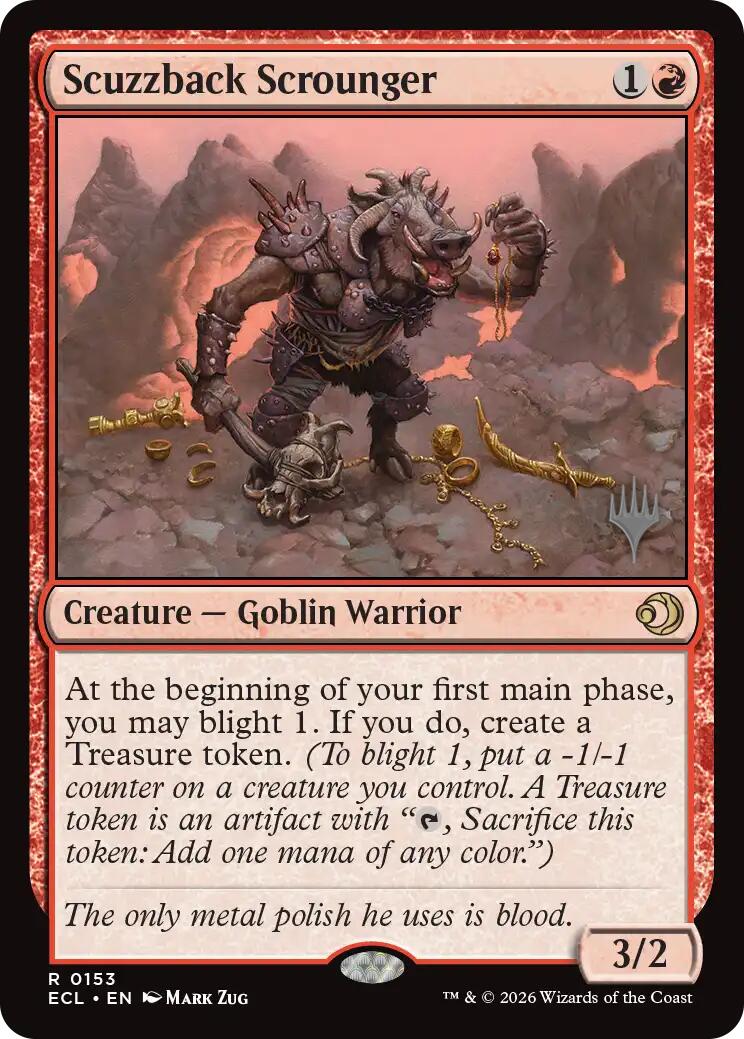 Scuzzback Scrounger [Lorwyn Eclipsed Promos] | Gamers Paradise