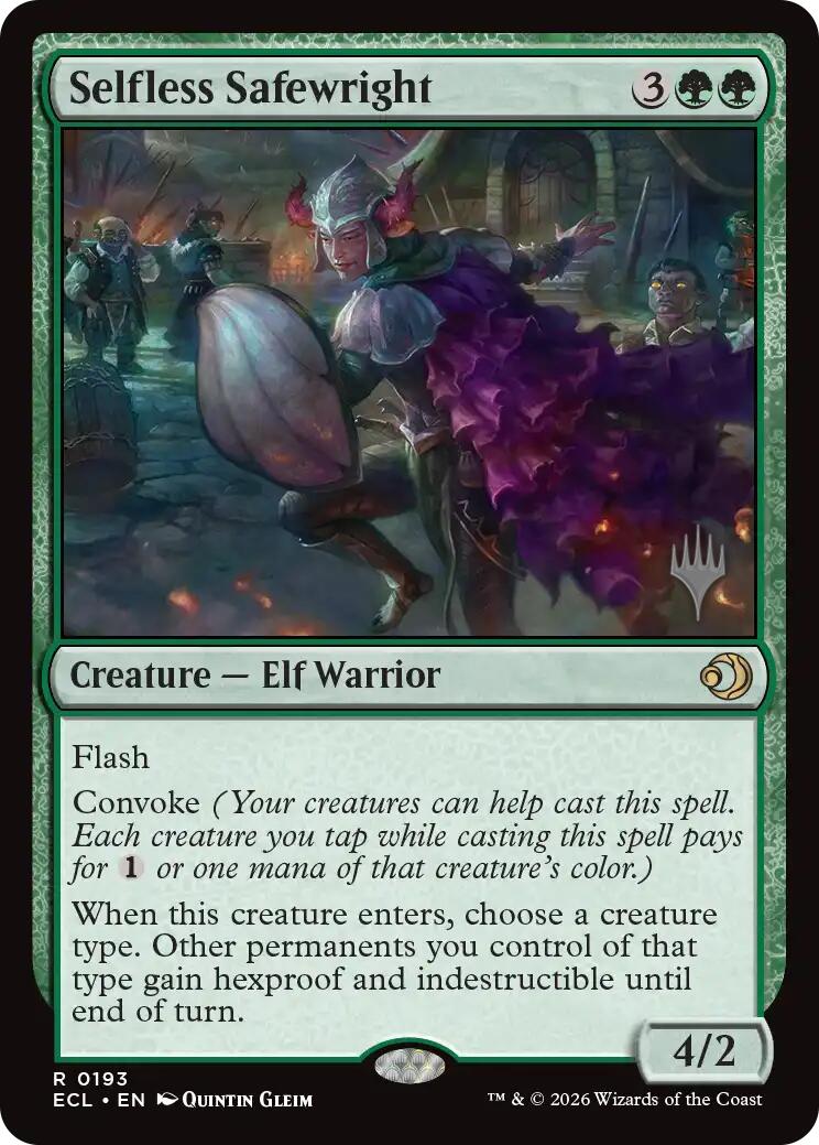 Selfless Safewright [Lorwyn Eclipsed Promos] | Gamers Paradise