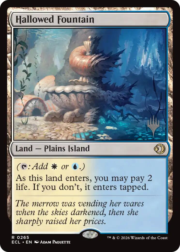 Hallowed Fountain [Lorwyn Eclipsed Promos] | Gamers Paradise