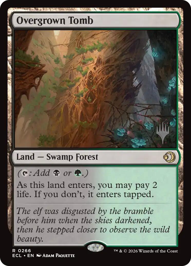 Overgrown Tomb [Lorwyn Eclipsed Promos] | Gamers Paradise