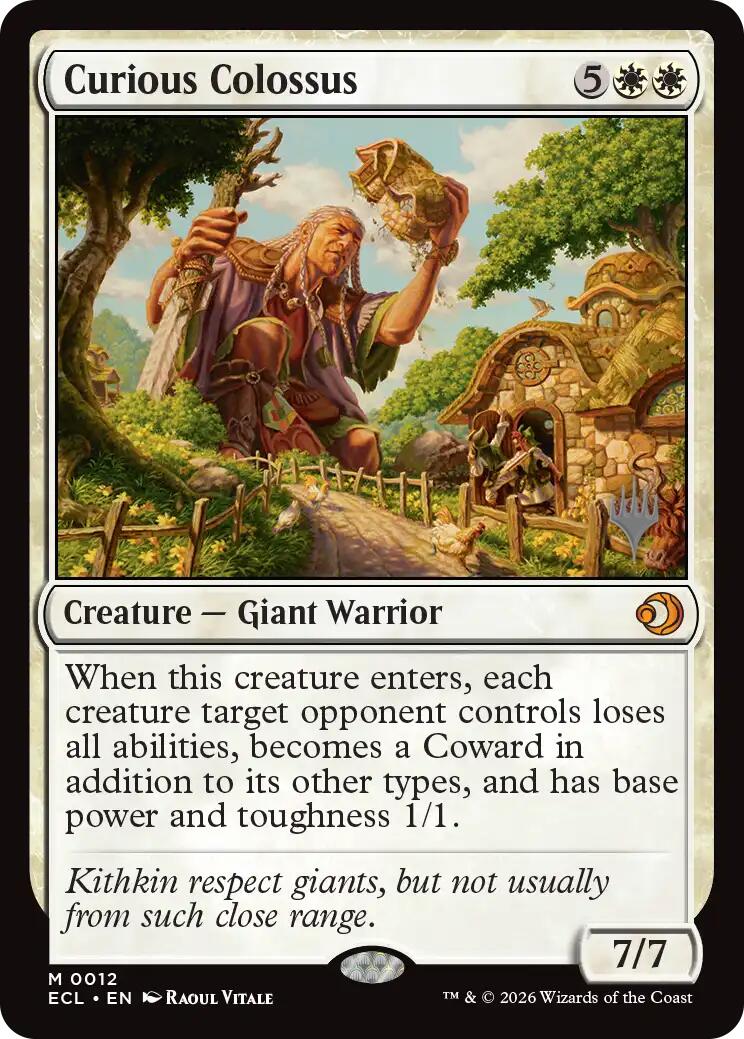 Curious Colossus [Lorwyn Eclipsed Promos] | Gamers Paradise