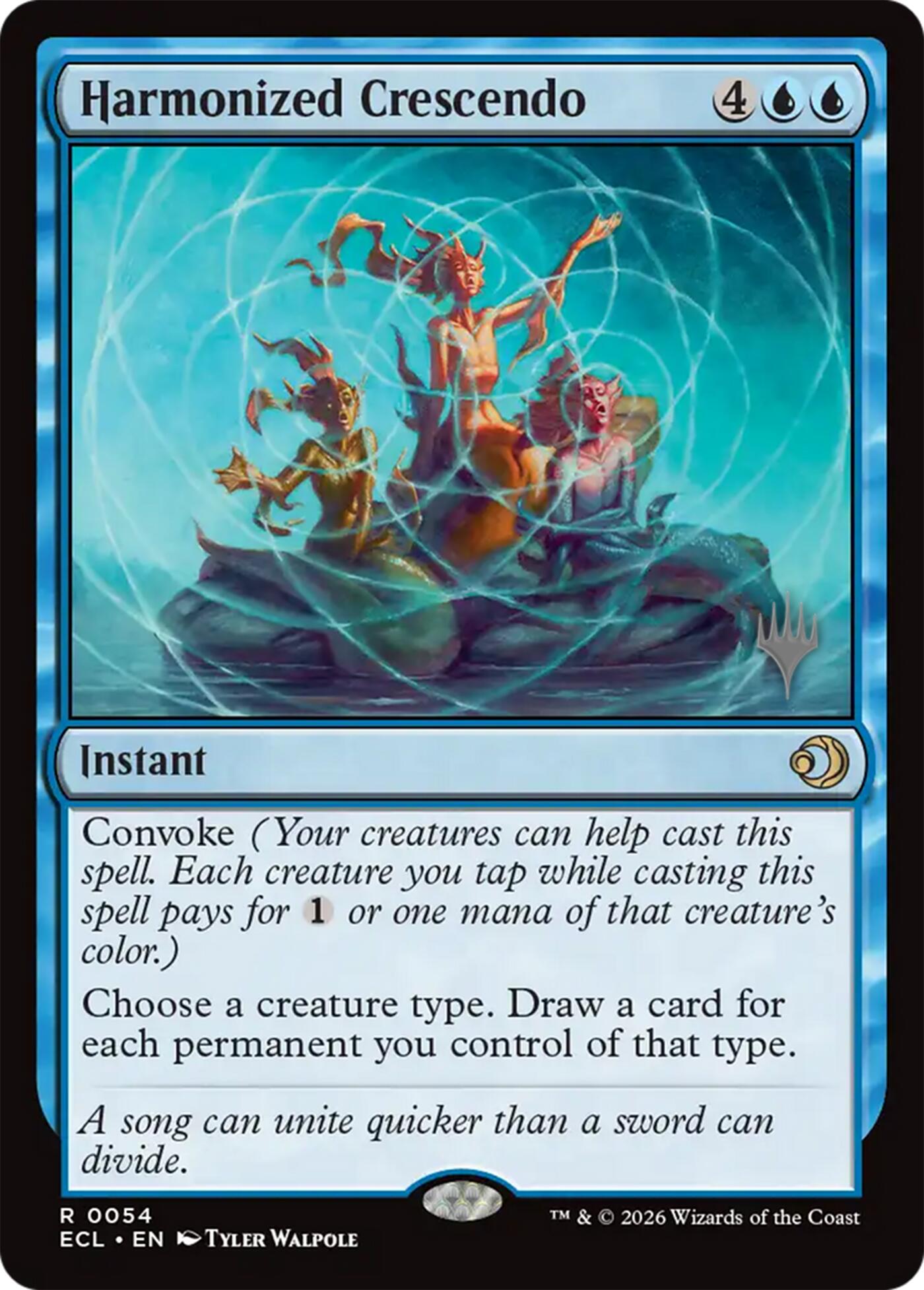 Harmonized Crescendo [Lorwyn Eclipsed Promos] | Gamers Paradise