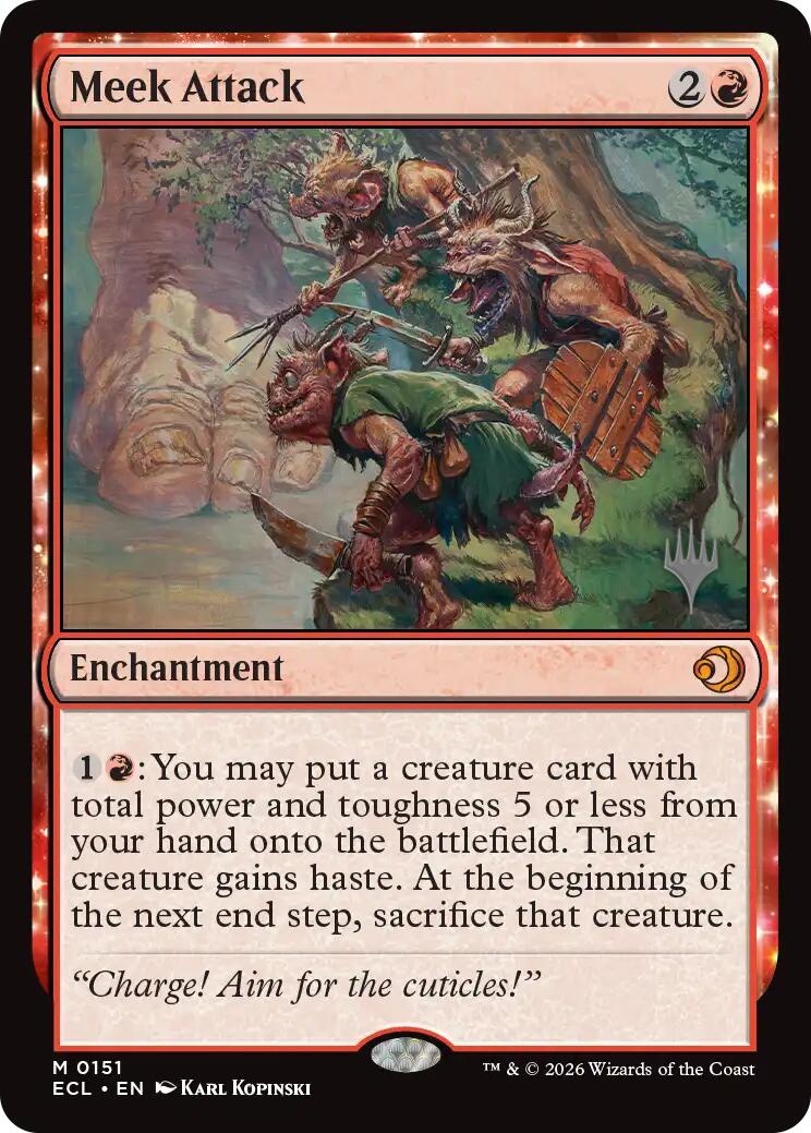 Meek Attack [Lorwyn Eclipsed Promos] | Gamers Paradise