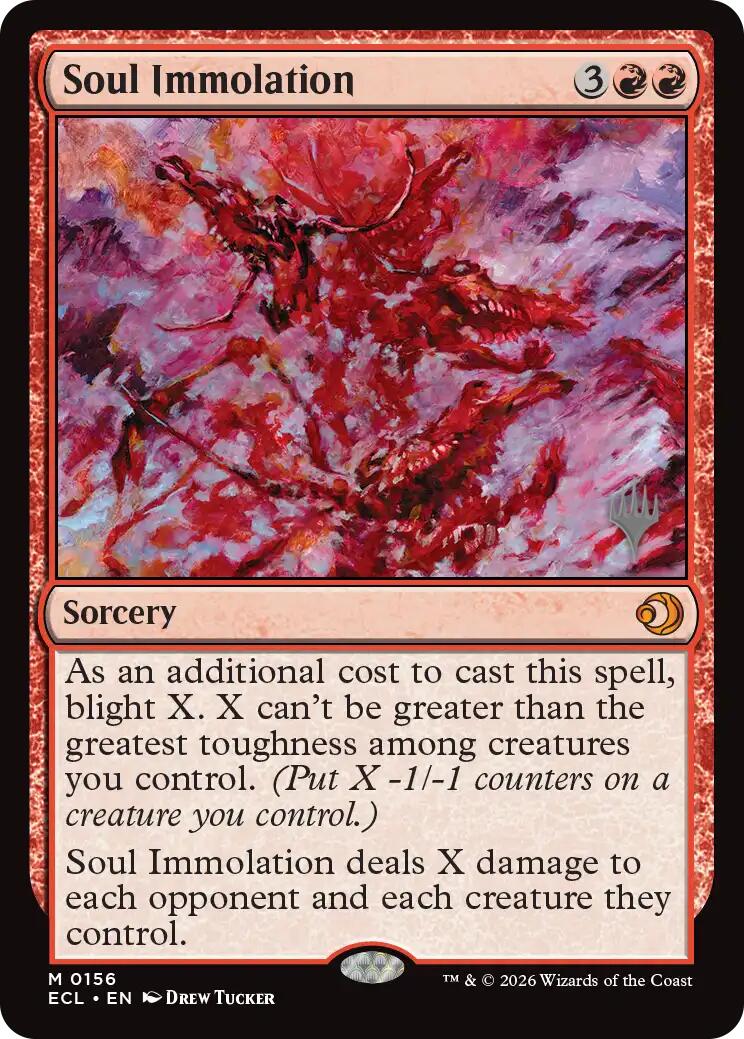 Soul Immolation [Lorwyn Eclipsed Promos] | Gamers Paradise