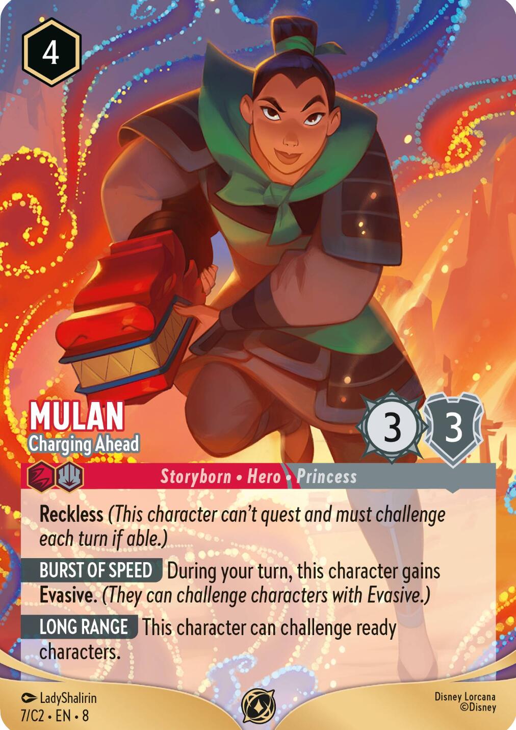 Mulan - Charging Ahead (7) (7) [Promo Cards] | Gamers Paradise