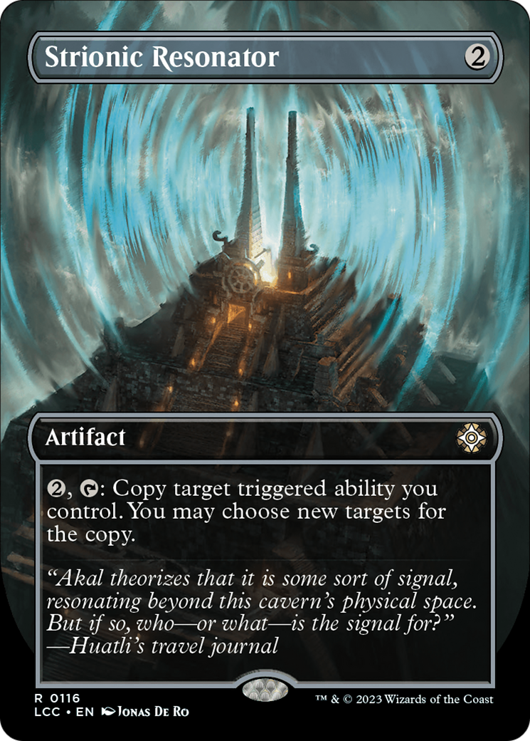 Strionic Resonator (Borderless) [The Lost Caverns of Ixalan Commander] | Gamers Paradise